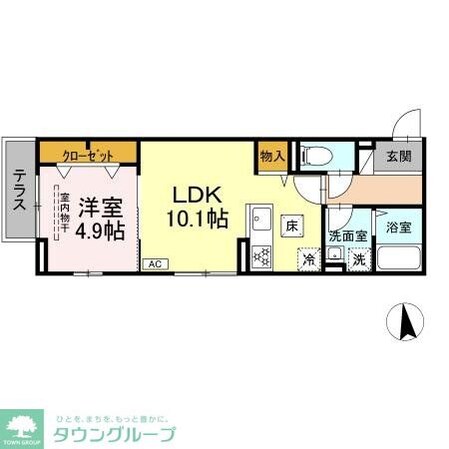 ベルメゾンVIIの物件間取画像